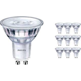 Fordelspakke 10x Philips Corepro LED Spot GU10 PAR16 2.7W 215lm 36D - 827 ekstra varm hvid | erstatter 25W