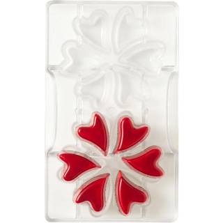 The Crazy Heart - Polycarbonat Chokoladeform, Decora