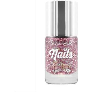 Beauty UK Glitter Nail Polish - Stardust Pink