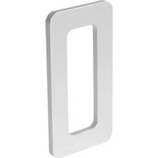 SVALK skydedørsgreb, flad, mat hvid
