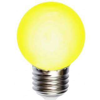 Spectrum 1W LED dekorationspære - Gul, G45, E27