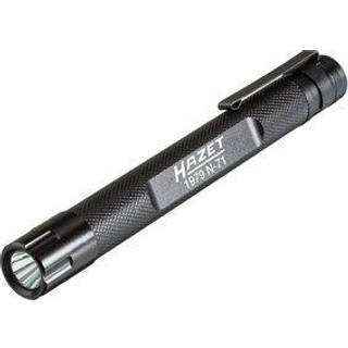 HAZET Led-Lommelygte Aluminium, sort eloxeret sølv