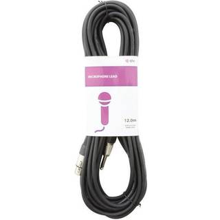 High quality ubalanceret XLR hun til Jack mono kabel - 12 m