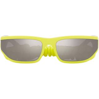 Dolce & Gabbana Mand DG6172 33376G Solbriller Plast Gul Grå Firkantet Spejlet