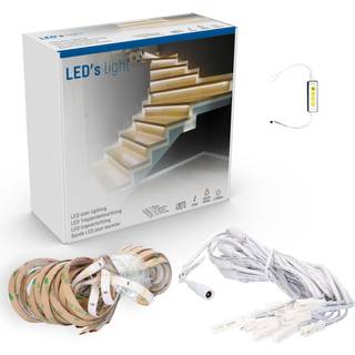 LED lys til trappetrin | 22W | 1700 lm | 2700K | IP20 | Dæmpbar | 15 stk. | 80cm