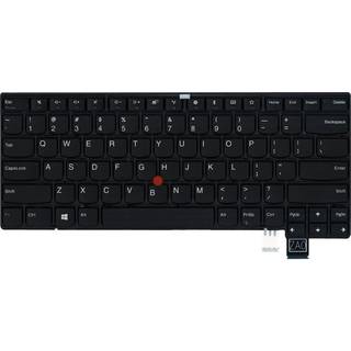 Lenovo Darfon - Bærbar tastatur - til udskiftning - Amerikansk engelsk - Sort