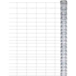 havehegn 50x1,25 m galvaniseret stål sølvfarvet