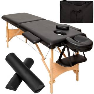 Massagebriks 2 zoner Freddi sæt med 5 cm polstring - sort
