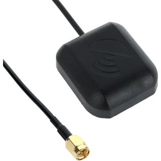 GPS-antenne aktiv - Magnetisk base - SMA-han