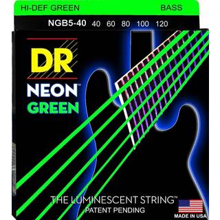 DR Strings NGB5-40 Strenge til basguitar (Som ny)