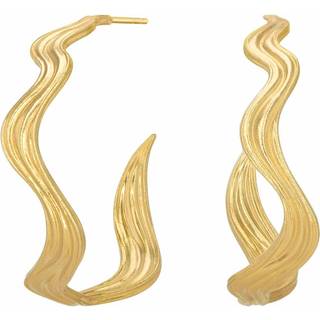 Polar Jewelry Øreringe 22 kt. Forgyldt Sølv TWO-HP-GD-00210 - Dame - 925 Sterling Silver