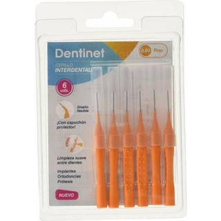 Dentinet Mellemrumsbørster 6 stk. Fine 0.6 mm PHD 1.0