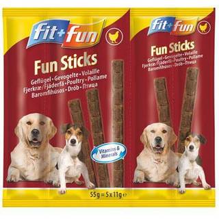 FIT+FUN Fun Sticks fjerkræ 5x11 g