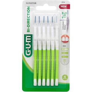 G.U.M Bi Direction Interdental Brush Interdentalbørster 0,7 mm 6 stk. - 6 stk.