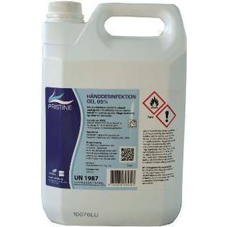 Pristine hånddesinfektion gel 85% Ethanol med Glycerin 5 liter