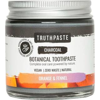 Truthpaste Charcoal Økologisk tandpasta Fennel & Orange 100 ml - 100 ml