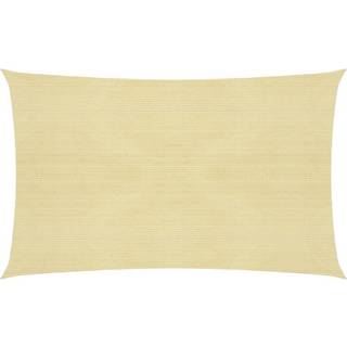 Solsejl 2X2,5 M 160 G/M² Hdpe Beige - 2 x 4.5 m