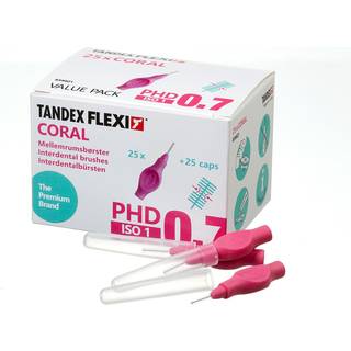 Tandex Flexi 25 stk. Mellemrumsbørster ISO 1 CORAL