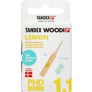 Tandex Woodi Mellemrumsbørster ISO 3 LEMON