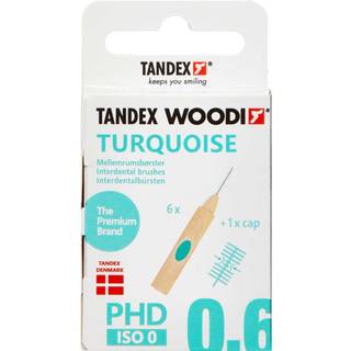 Tandex Woodi Mellemrumsbørster ISO 0 TURQUOISE
