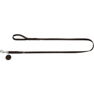 Hunter Solid Education Lædersnor Mørkebrun - 2 m / 16 mm