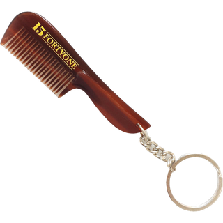 1541 London Moustache Comb Keyring
