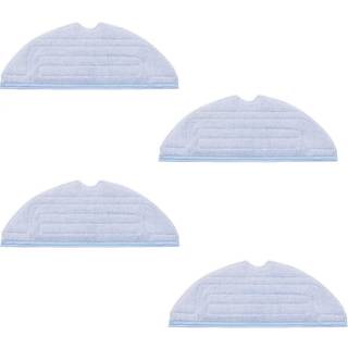 Moppepude til Xiaomi Roborock S7/T7S/T7S Plus Microfiber Grey 4-pack - Effektiv rengøring med holdbart design