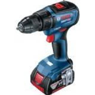 BOSCH GSR 18V-50 Bore-/skruemaskine Li-Ion, 50Nm, brushless + L-Boxx +2x Batterier Li-Ion, 18V, 5Ah + Oplader