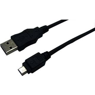 Luxorparts Mini-USB-kabel - Grå 1 m