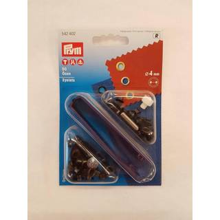 Prym sort oxyd snøreringe 4mm