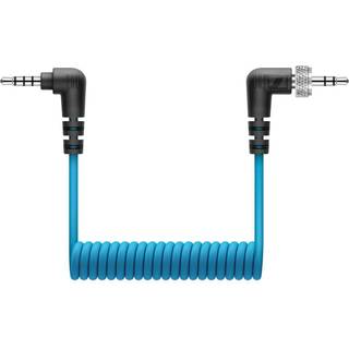Sennheiser XSW-D Locking 3.5mm TRS to TRRS Coiled Cable for RX35 Wireless Digital Portable Receiver