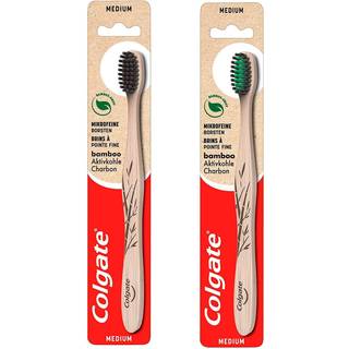 Colgate Bambus Tandbørste Bamboo Charcoal MEDIUM