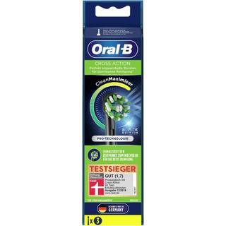 Oral-B Black CrossAction CleanMaximizer Børstehoveder 3 Stk.
