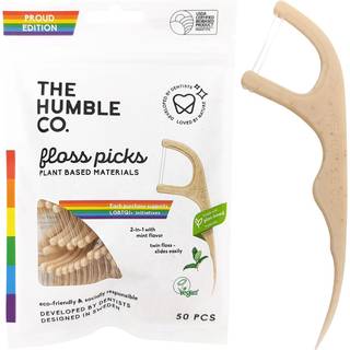 Tandtråd uden PFAS Dobbelt-trådet The Humble Co. Flosser PROUD