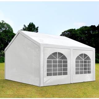 4x5m, Partytelt, PE-teltdug, hvid - (91109)