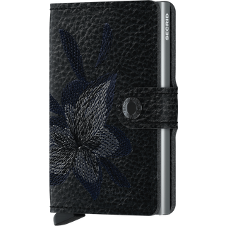 SECRID - Miniwallet - kortholder Stitch Magnolia Black