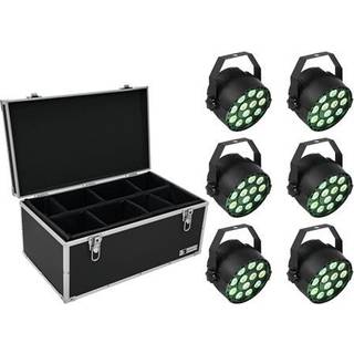 Eurolite Set 6x LED PARty TCL Spot + Case TDV-1 TILBUD NU