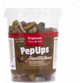 Dogman Pep Ups Hearts o Bones mix300g