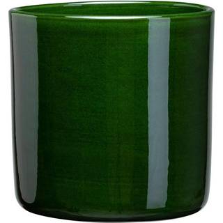 Bergs Potter Romeo krukke glaseret Ø11 cm Grøn
