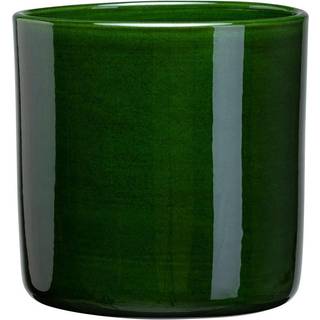 Bergs Potter Romeo krukke glaseret Ø19 cm Grøn