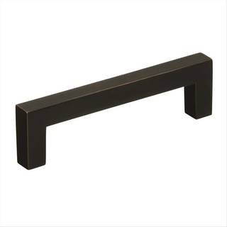 Amerock | Kabinettr?k | Olie gnidet bronze | 3-3/4 tommer (96 mm) Center til centrum | Monument | 1 pakke | Skuffet tr?k | Skuffeh?ndtag | Skabsh
