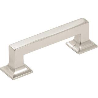 Hickory Hardware Studio Collection Pull 3 tommer center til midterste poleret nikkelfinish