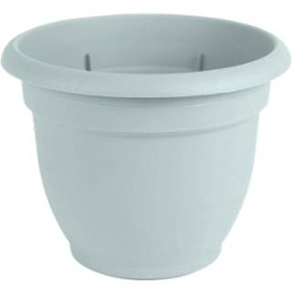 Bloem Ariana Pot Planter: 12 """" - Misty Blue - Holdable Resin Pot til indendørs og udendørs brug Gardening Self Watering Disk inkluderet 3 gallon