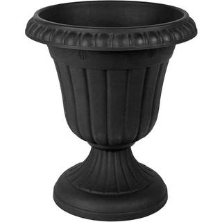 Arcadia Garden Products PL00BK Klassisk traditionel plast urn planter sort