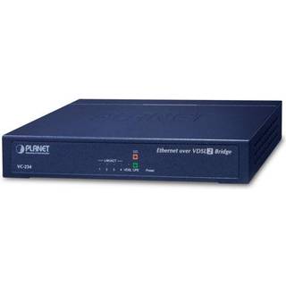 PLANET VC-234, IEEE 802.3, IEEE 802.3u, IEEE 802.3x, Administreret, Fast Ethernet (10/100), 1U, Sort, RJ-45 - (Fjernlager - levering  2-4 døgn!!)