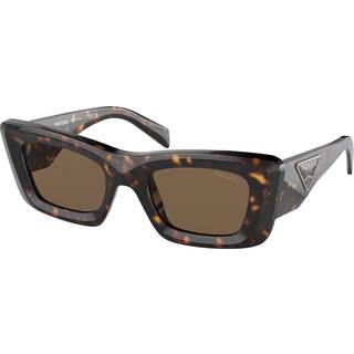 Prada Kvinde PR 13ZS 2AU06B Solbriller Acetat Skildpadde Brun Cat Eye Normal