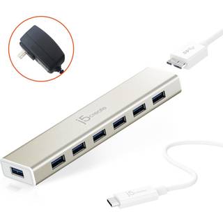 j5create USB Hub - USB-C 7-Port Hub
