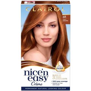 Clairol Nice' n Easy Permanent Hair Dye 6R Light Auburn