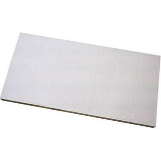 Scandi Supply FireFree B744 Brandplade, Hvid 1 sidet 1200x600x50 mm rillet