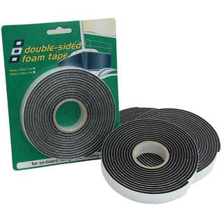 Selvklæbende gummiliste PSP Vinyl Bear Foam Tape, 19 mm x 3 meter, 3 mm tyk, hvid